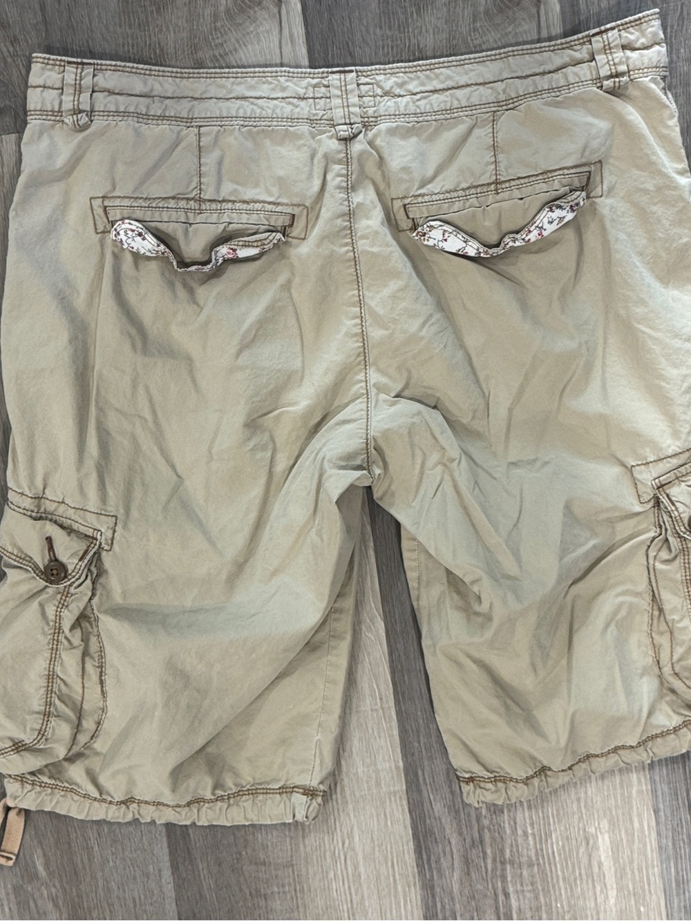 Vtg Y2K Polo by Ralph Lauren Khaki Cargo Shorts - Women’s - Picture 8 of 9